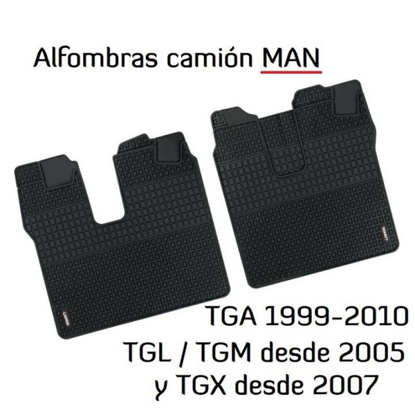 Juego de alfombras camión MAN. Modelos TGA, TGL, TGM y TGX