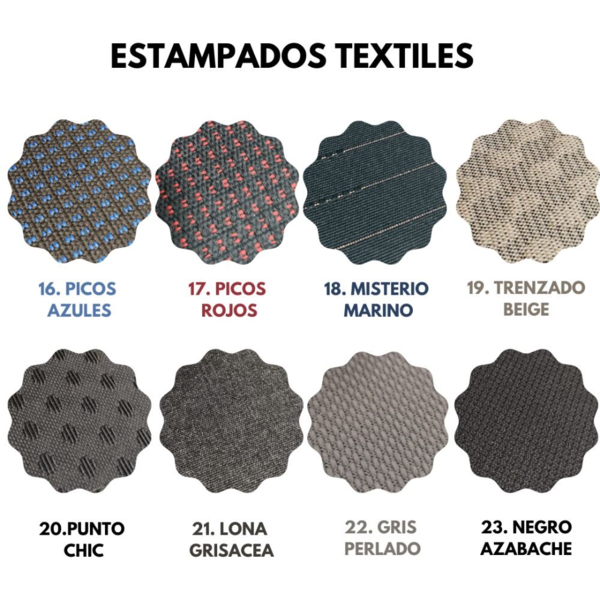 Juego de Fundas de Asiento Textil (Fabricadas a Medida) (3)