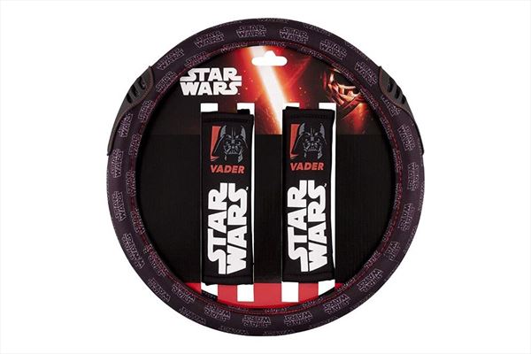 Juego Funda Volante+Cubrecintos Darth Vader (3)