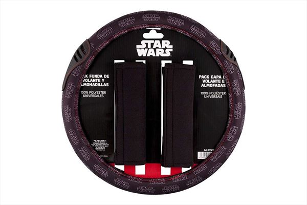 Juego Funda Volante+Cubrecintos Darth Vader (4)