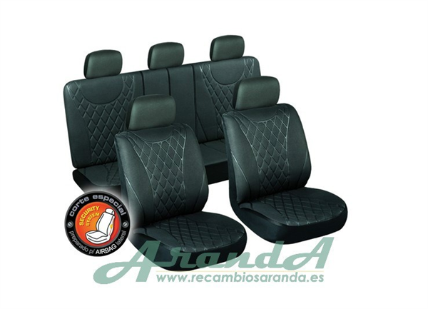 Juego Fundas Asiento GP Selection Negro