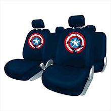 Juego Fundas de Asiento Azul Capitán América