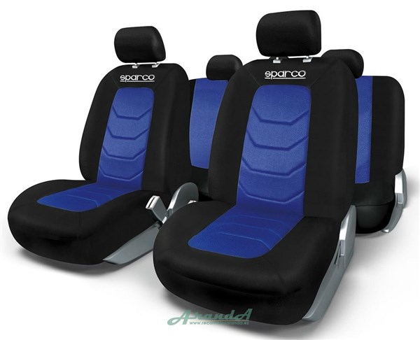 Juego Fundas Sparco S-Line Azul