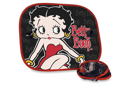 Parasol Coche Negro Cortinilla lateral Betty Boop