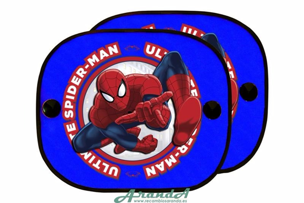 Spiderman - Juego 2 Parasoles Laterales 44x38cm