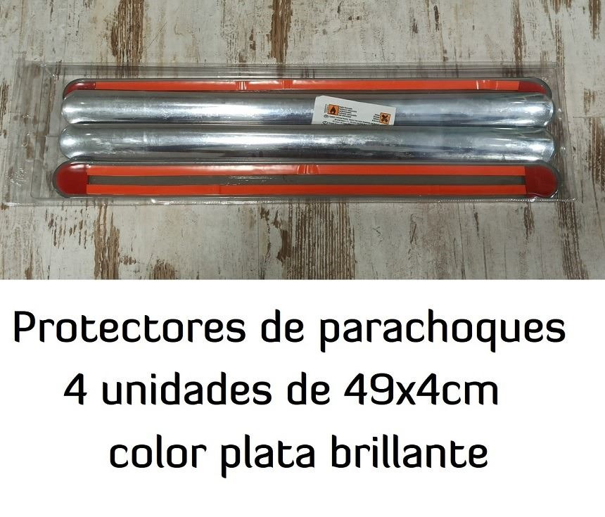 Protector parachoques 26 cm - Plata