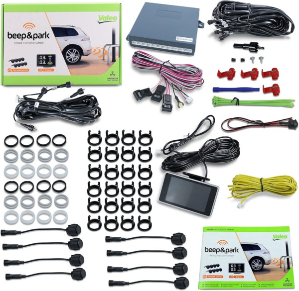 Kit 8 sensores de aparcamiento y pantalla LCD para coche · Valeo beep&park (7)