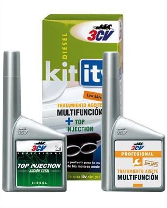 Kit ITV Diesel Acción Total 3CV (Top Injection+Tratamiento Aceite Low Sap's)