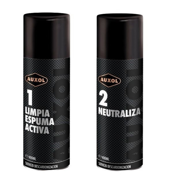 Kit Limpieza Cámara Combustión Auxol (Espuma Activa + Neutralizador) (1)