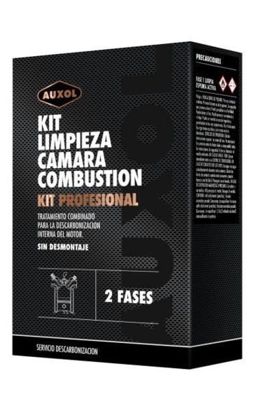 Kit Limpieza Cámara Combustión Auxol (Espuma Activa + Neutralizador)