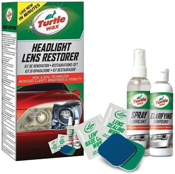 Kit Restaurador de Faros · Turtle Wax · Pulido y Lacado de Faros