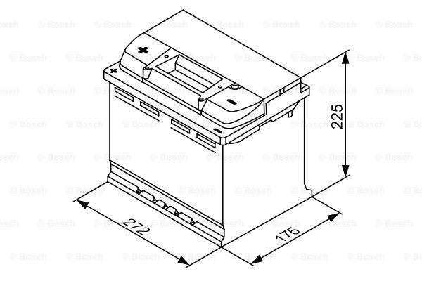 L4027 Batería Bosch L4 Caravanas / Náutica 12V 75Ah 600A (3)