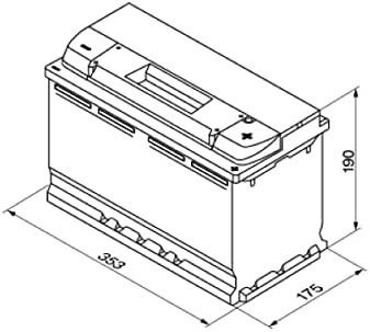 L5013 Batería Bosch L5 Caravanas / Náutica 12V 90Ah 800A (6)