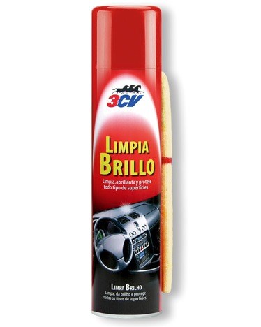 3CV Limpia Brillo Interiores + Gamuza. Varios Aromas · Spray 520ml (1)