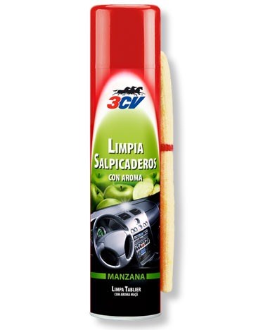 Limpia Salpicaderos 3CV + Gamuza. Varios Aromas · Spray 520ml (1)