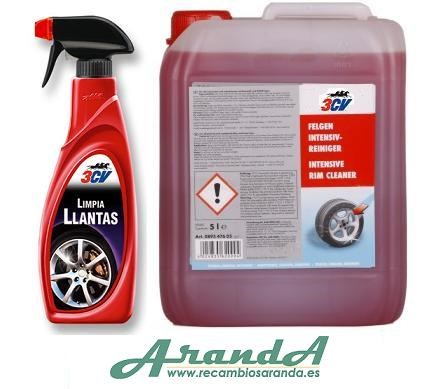 Limpiador de llanta portátil y limpieza de neumáticos Spray de limpieza de  rueda Spray de freno de polvo para rueda de coche