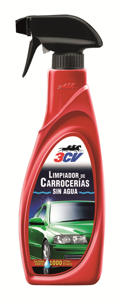 3CV Limpiacristales  Limpia Cristales para Coche 500 ML Carwash :  : Coche y moto