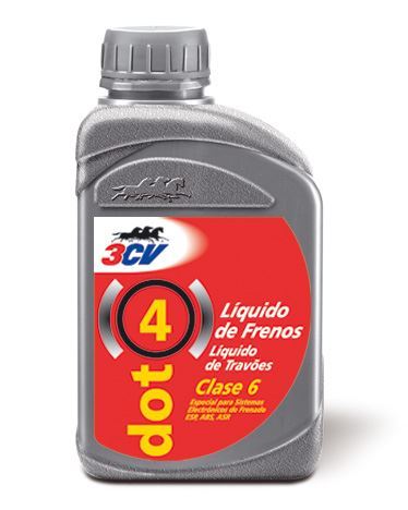 3CV Líquido de Frenos Dot4 Clase6 · 500ml