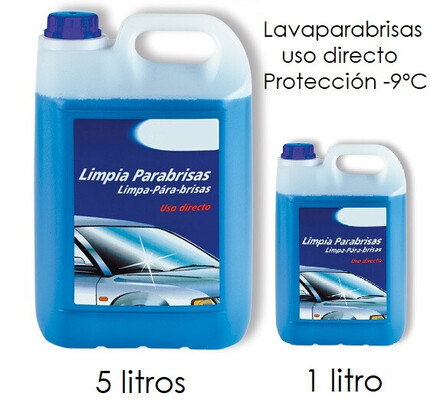 Líquido Lavaparabrisas -10ºC · Uso Directo
