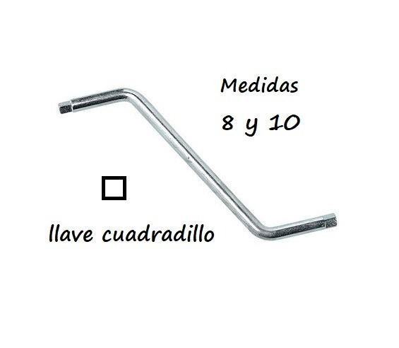 Llave Cuadrada para Cárter de Aceite · Medidas 8 y 10 mm (1)