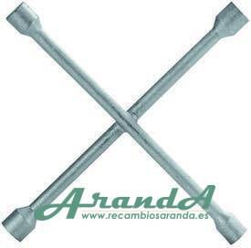 Llave Acero Cambio de Rueda 17 a 23mm