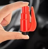 Llavero rompe cristales y cortador de cinturones de seguridad · Rojo (3)