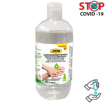 Loción higienizante. Envase 500 ml COVID-19