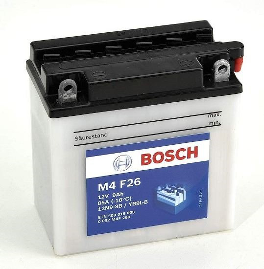 M4F26 Bosch Batería Moto 9Ah 85A (1)