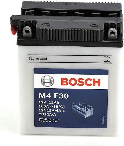 M4F30 Bosch Batería Moto 12Ah 160A (1)