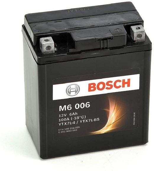 M6006 Bosch Batería Moto AGM 6Ah 100A (1)