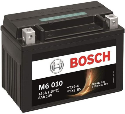 M6010 Bosch Batería Moto AGM 8Ah 135A