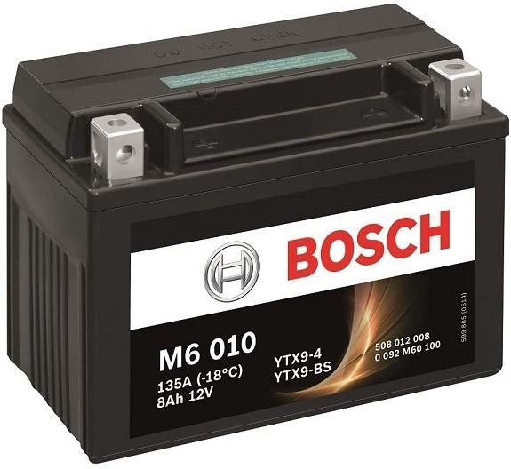 M6010 - FA102 Bosch Batería Moto AGM 8Ah 135A