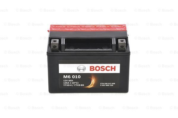 Batería De Moto 8Ah Bosch M6010 AGM - Volta Baterias