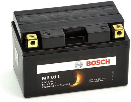 M6011 Bosch Batería Moto AGM 8Ah 150A