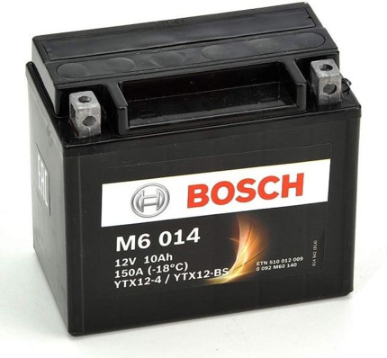 M6014 Bosch Batería Moto AGM 10Ah 150A