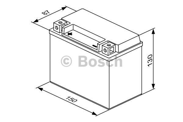 M6014 Bosch Batería Moto AGM 10Ah 150A (2)