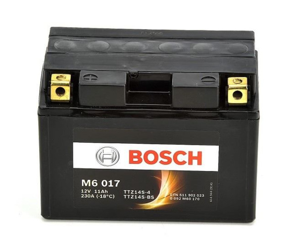 M6017 Bosch Batería Moto AGM 11Ah 230A