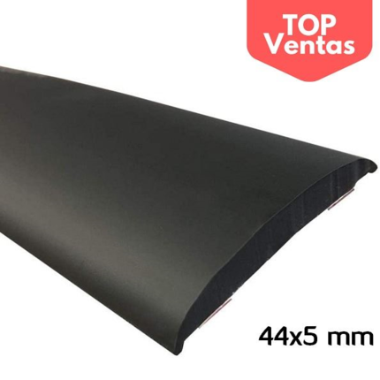 44x5mm Moldura adhesiva color negro · Goma flexible para protección