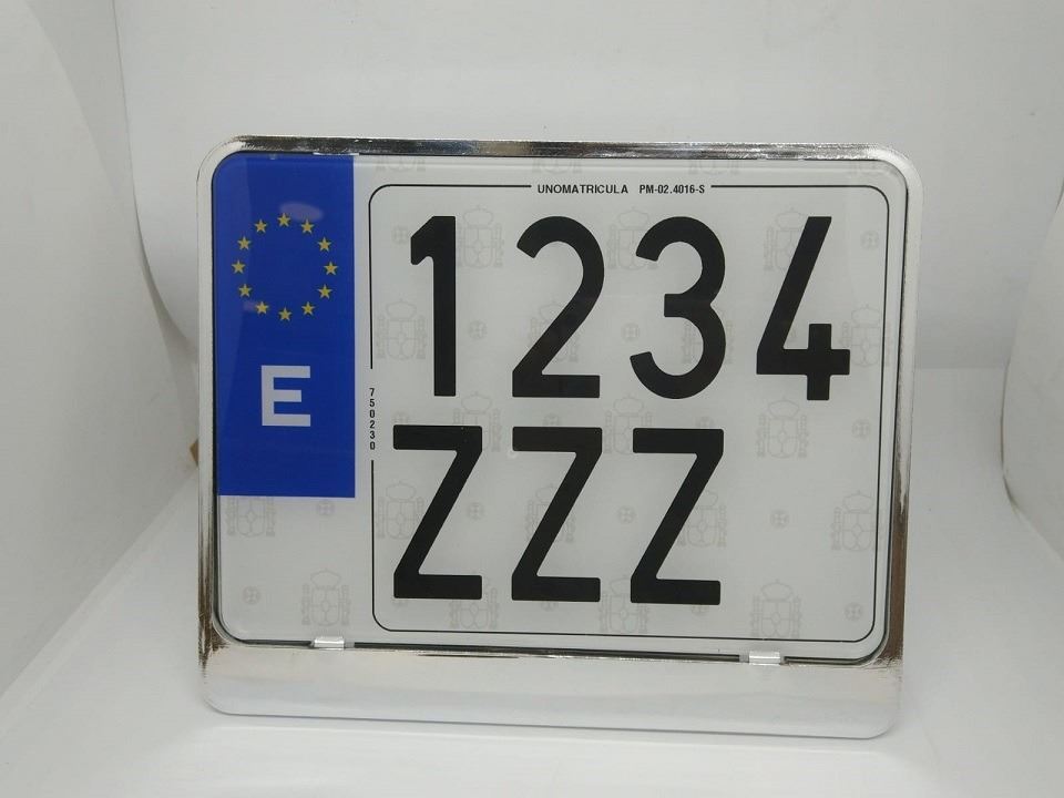 Portamatrículas Moto, Portaplacas matrícula motos