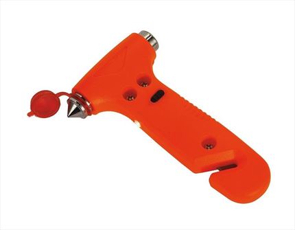 Martillo y cuchilla de Emergencia (con soporte)