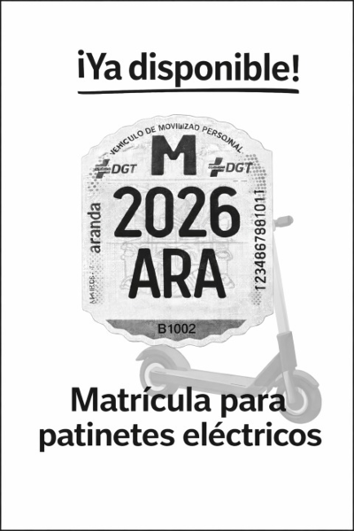 Matrícula identificación para Patinetes y VMP 🛴✨ · Nueva Normativa 2026 (4)