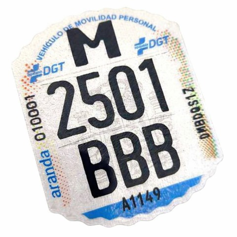 Matrícula identificación para Patinetes y VMP 🛴✨ · Nueva Normativa 2026