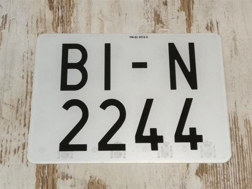  Comprar placas de MATRÍCULA CICLOMOTOR Barcelona