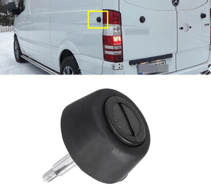 MB Sprinter W906 / VW Crafter · Soporte Imán Retenedor Puerta Lateral Trasera