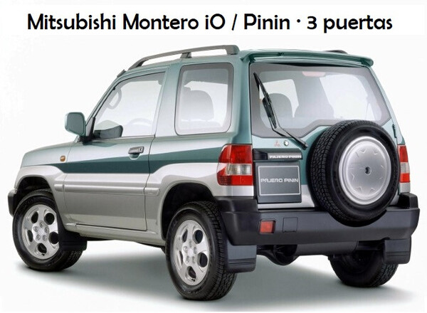 Mitsubishi Montero / Pajero "Pinin" · 3 puertas · 1998-2007 · Deflectores de Aire · Juego Delantero