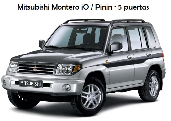 Mitsubishi Montero / Pajero iO - Pinin · 5 puertas · 1998-2007 · Deflectores de Aire · Juego Delantero