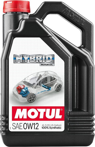 Motul 0W12 Hybrid · Aceite Honda y Totoya Híbridos · 4 Litros