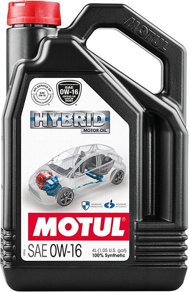 Motul 0W16 Hybrid · Aceite Suzuki, Honda y Totoya Híbridos · 4 Litros