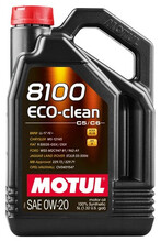 Motul 0W20 8100 Eco Clean C5 C6 Fuel Economy · 5 Litros