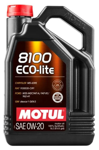 Motul 0W20 8100 Eco Lite C2 · 5 Litros (1)
